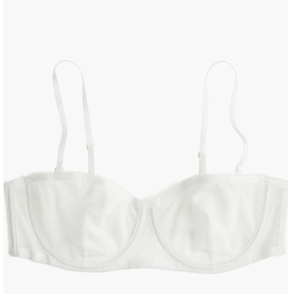 J.Crew Underwire Balconette Bra Point D'esprit 34A - For a good cause!